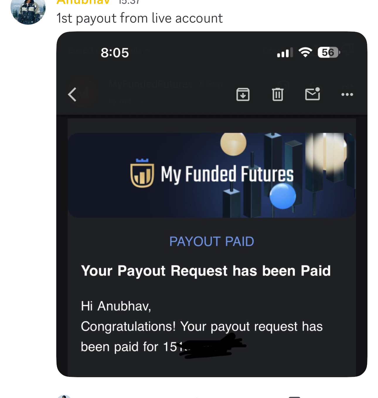 Anubhav · My Funded Futures